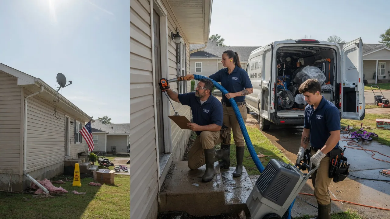 Ceiling Water Damage Restoration in Channing, TX near me